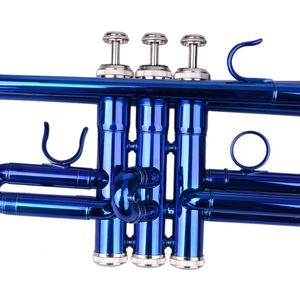 Ensemble de gants pour trompette en Si bémol bleus, instruments en laiton - Product Image 5