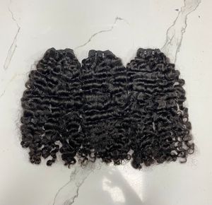 Extensiones vietnamita de cabello rizado birmano virgen de grado 12A de alta calidad trama de máquina doble para mujeres negras - Product Image 2