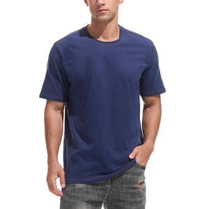 Camiseta de hombre de buena calidad, 100% algodón, corte holgado, estampada, personalizada, de alta calidad, a la moda y económica. - Product Image 1