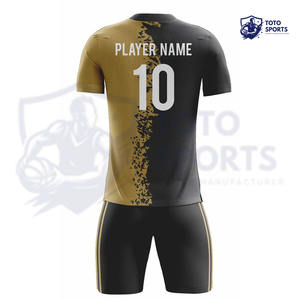 El Mejor Servicio, Nueva Llegada, Uniforme de Fútbol Profesional Ligero, Transpirable, de Poliéster de Secado Rápido, con Logotipo Personalizado - Product Image 2