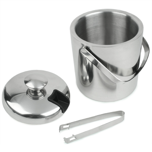 Seau à glace en acier inoxydable martelé 2L, seau à glace pour vin et champagne en acier inoxydable, meilleure vente - Product Image 2