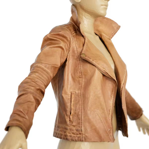 High Quality <b>Synthetic</b> <b>Leather</b> Bomber Jacket Custom Fashion Unisex Stand Collar Solid Custom Color Custom Size Plus Size Hooded - Product Image 5