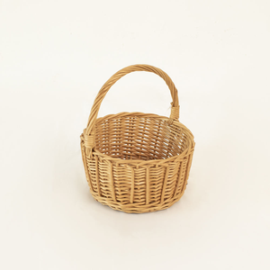 Panier de rangement vintage en bambou tressé JYWoven, écologique, pour les fournitures de mariage, les anniversaires, les fêtes, la décoration de jardin - Product Image 2