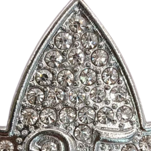 25 Year Ivy <b>Brooch</b> Silver Tone Anniversary Lapel <b>Pin</b> Elegant Leaf Design Commemorative Jewelry Accessory for Women Formal Events - Product Image 5