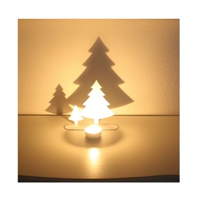 Portavelas Decorativo para Árbol de Navidad, Linterna de Sombra, Adorno para Centro de Mesa, Suministros para Fiestas Navideñas, Venta al Por Mayor - Product Image 1