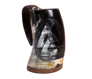 Tazas de Cuerno de Búfalo Ecológicas Pulimentadas de la Mejor Calidad, Estilo Animal, Jarra Vikinga para Cerveza en Fiestas de Club, Hechas a Mano en India, REGALO ARTESANAL - Product Image 3