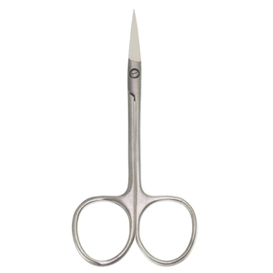 Ciseaux à cuticules classiques à lame droite en acier inoxydable, outil professionnel pour le soin des ongles et des cuticules, pour la manucure - Product Image 1