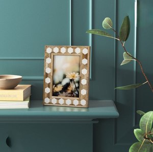 Moraccon Style Photo <b>Frame</b> With Wood & Resin Inlay Design Wall <b>Gallery</b> Hanging Wall Tabletop Photo <b>Frame</b> At Best Price - Product Image 1