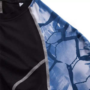 CAPRA INTERNATIONAL Chaqueta de Compresión para Hombre, Manga Corta, Transpirable, Ecológica, Antibacteriana, Top Rashguard, Control de Humedad - Product Image 6