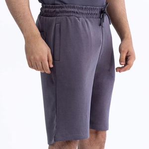 กางเกงขาสั้นออกซ์ฟอร์ดถักสำหรับผู้ชาย สวมใส่สบาย ระบายอากาศได้ดี เอวยางยืด เหมาะสำหรับออกกำลังกายและใส่ในช่วงฤดูร้อน - Product Image 4