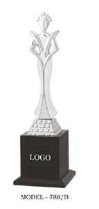 Trophées en métal haut de gamme sur mesure, plaqués or, argent et bronze, gravés, portables, en forme d'étoile, pour cadeaux de salons professionnels - Product Image 5