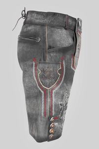 Lederhosen-manguera corta de cuero para hombre, personalizada, bávaro - Product Image 2