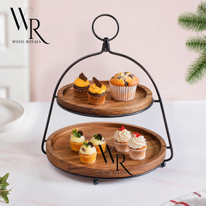 Gold Finish Metal <b>Cake</b> <b>stand</b> Leaf Design <b>3</b> <b>Tier</b> Dessert Server <b>Stand</b> With Crystal Knob Use For Party Event & Buffet Server - Product Image 5