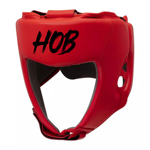 อุปกรณ์ป้องกันศีรษะสำหรับชกมวย HOB ทำจากหนัง PU สีดำและสีเงิน สำหรับผู้ใหญ่ ใช้ได้ทั้งชายและหญิง อุปกรณ์กีฬา - Product Image 4