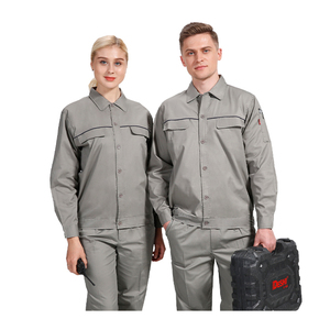 Automne hiver vêtements de travail veste pantalon costume à manches longues salopette respirant Durable Nylon ignifuge imperméable atelier vêtements - Product Image 3