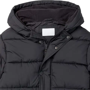 Chaqueta acolchada personalizada al por mayor con logotipo impreso para hombre, chaqueta informal de invierno para hombre. - Product Image 4