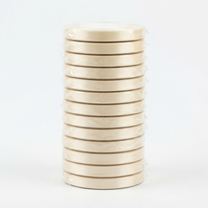6mm Pale Ivory Single Face Satin <b>Ribbon</b> OEM 20 Rolls x 8 Meter for Church Supplies Museum Gift Shops Luxury Stationery Wholesale - Product Image 4