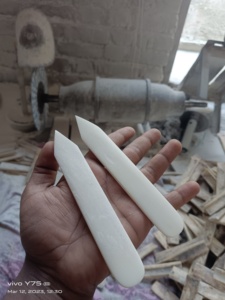 Herramienta Ecológica de Plegado de Papel de Hueso Natural para Cuero, Encuadernación y Artesanía, Pulidor, Suministro para Fabricantes de Marca Privada - Product Image 2