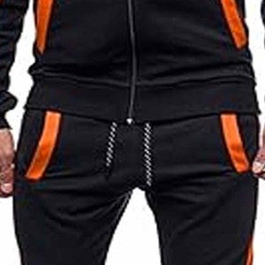 Traje deportivo transpirable de poliéster estampado de secado rápido, de alta calidad y elegante, para correr, entrenar, para hombres. - Product Image 4