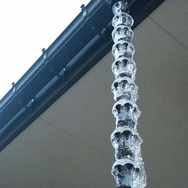 Regenkettingen Flower Decoration Rain Catcher, Hangende Afleidingswater Regenketen, Aluminium Legering Goot Downspout -Keten voor Buiten/Schuur/Veranda (Size : 2.4 m (7.8ft