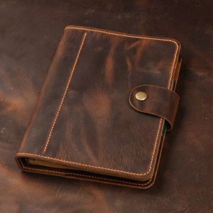 Vintage A5 Size Thread Sewn Hardcover Leather Refillable Diary <b>Travel</b> <b>Journal</b> for Men and Women - Product Image 1