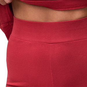 Shorts de cyclisme rouges pour femmes, taille haute, extensibles, pour la gym, le fitness, l'entraînement et les activités sportives - Product Image 5