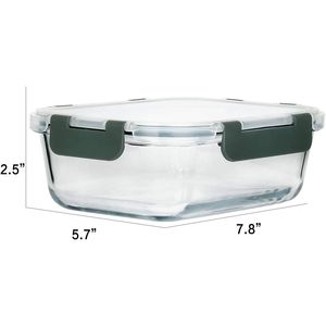 Set di 8 Contenitori in Vetro da 30 oz per Preparazione Pasti, Ermetici, Adatti al Microonde, per Conservazione Alimenti - Product Image 2