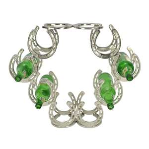 Exhibidor de Vino para Barra, Estilo Herradura, Soporte Decorativo de Metal para Botellas, Organizador de Botellas, Precio de Fábrica - Product Image 2