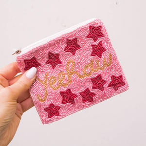Porte-monnaie perlé de qualité supérieure, brodé, avec motifs floraux, personnalisable avec logo, forme papillon, chiffre, diamant, disponible - Product Image 6