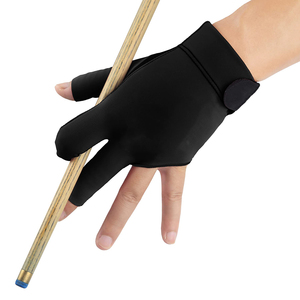 <b>Comfy</b> And Stylish Snooker Gloves Soft Touch Fabric Stretchy Material Double Best Stitching Snooker Gloves - Product Image 2