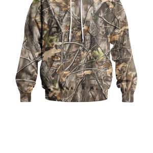 Vente en gros de sweats à capuche pour hommes personnalisés, vintage, lavés, 100% coton, imprimé camouflage, graphique, 500 g/m², épais, surdimensionné, effet délavé à l'acide - Product Image 3