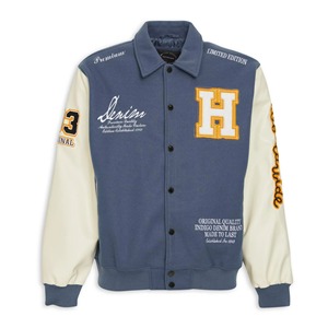 Wholesale Men Casual Wear Formal Varsity Jacket High Quality Plus Size Reversible Winter Sheep Leather Sleeves Standard - Product Image 3