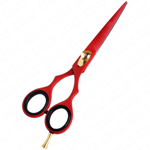Tijeras Profesionales de Peluquería de Acero Inoxidable de 6 Pulgadas con Tornillo Ajustable Dorado, Tijeras de Estilismo para Salón con Hoja Afilada - Product Image 2