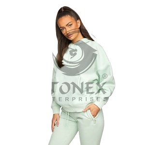 Ropa de mujer personalizada Invierno Cálido y elegante Sudadera con capucha Mujeres Fleece Pullover Fleece Hoodies - Product Image 1