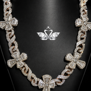 Custom Hip Hop <b>Rapper</b> Jewelry Moissanite Diamond Pendant <b>Chain</b> Set for Men - Product Image 1