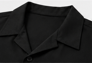 เสื้อเชิ้ตแขนสั้นผู้ชายแบบลำลอง ปกคอพับ เสื้อเชิ้ตฤดูร้อน - Product Image 2