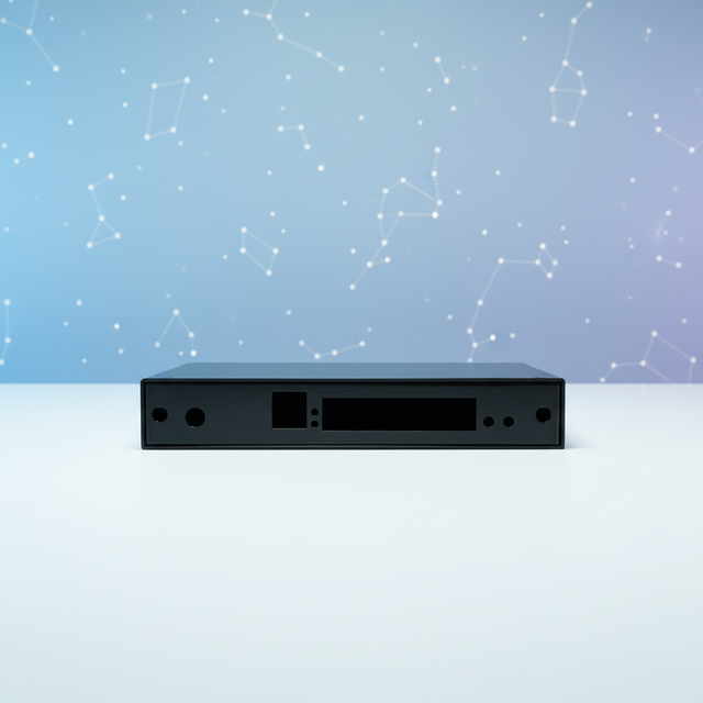 BL-N805-BLK Super Small 176*156*29mm Anti-dust Design Black Anodized Chassis Enclosure Cooling Mini PC Case for Soft Router PC