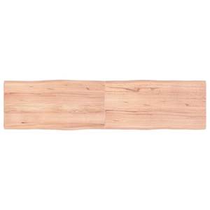 Table à manger élégante en bois de chêne massif brun clair, grande table pliable - Product Image 1
