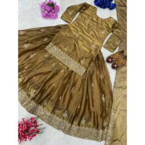 Top Lehenga de fiesta para mujer de diseñador con hermosa Dupatta - Product Image 2