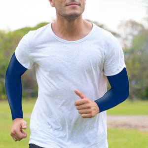 Mangas de brazo de alta calidad con diseño de logotipo personalizado, elegantes, con protección UV, antideslizantes, para cubrir tatuajes, para el antebrazo, para béisbol. - Product Image 6