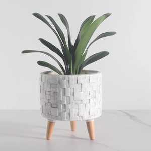 Jarrones Cilíndricos de Madera Skies Traders WFV06, Diseño Minimalista con Grano Natural, Decorativos para Flores Amarillas, Hechos a Mano, Ecológicos - Product Image 5