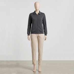 Chaqueta Corta de Yoga con Cuello Alto para Otoño e Invierno, Top Deportivo con Cierre y Bolsillos, Conjunto de Chaqueta Casual para Mujer, Estiliza y Favorece la Figura - Product Image 6