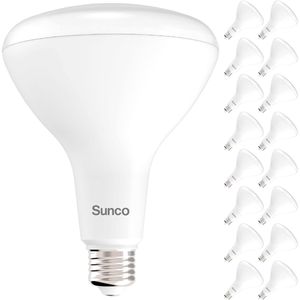 Confezione da 16 Lampadine LED BR40 3000K Bianco Caldo per Interni, 1400 LM 17W (Equivalente a 100W), Lampadine da Incasso 100% Dimmerabili - Product Image 1