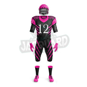 Uniforme de fútbol americano de alta calidad con etiqueta personalizada a precio de mayorista, 100% poliéster, hecho en Pakistán - Product Image 5