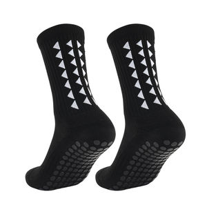 Chaussettes de football de haute qualité en gros, chaussettes de compression épaisses antidérapantes en tissu éponge pour le football - Product Image 3
