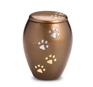 Urne funéraire en laiton pour animaux de compagnie pour chats et chiens fournitures d'urnes pour animaux de compagnie funéraires en gros - Product Image 5