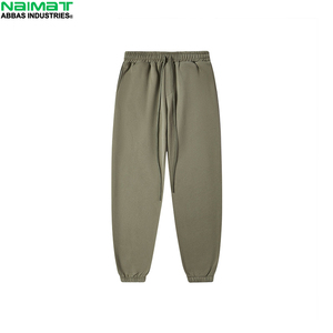 Pantalon de jogging uni pour homme, couleurs terre, basique, décontracté, en molleton, lot de vêtements - Product Image 6