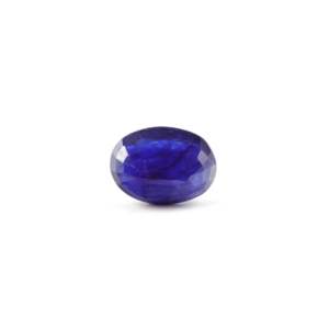 Certified 5.93 Carat Synthetic Blue Sapphire Loose Stone-Brilliant Cut 20mm Round - Product Image 2