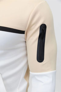 Nueva Llegada 2026 Conjunto Deportivo de Sudadera con Capucha y Pantalones Jogger, con Paneles Negros, Mezcla de Algodón y Felpa, Ropa Deportiva Informal para Uso Diario, para Hombre - Product Image 6