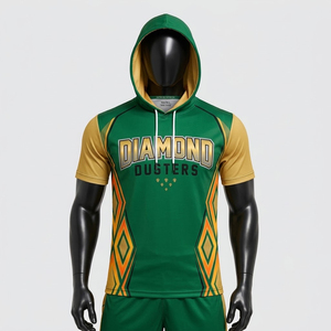 Custom Softball Teamwear Hooded <b>Hoodie</b> Team <b>Name</b> Logo Player Number Warm Up Training Sports Use Breathable Oem Odm - Product Image 1